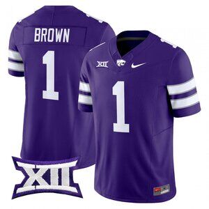 Mens Youths Optional Item For Jayce Brown Jersey Vapor Stitched Purple